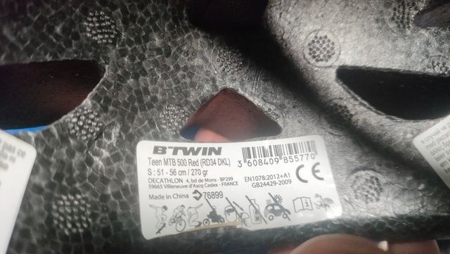 Casco bici niño Rockrider