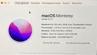 MacBook Pro 13" 2016