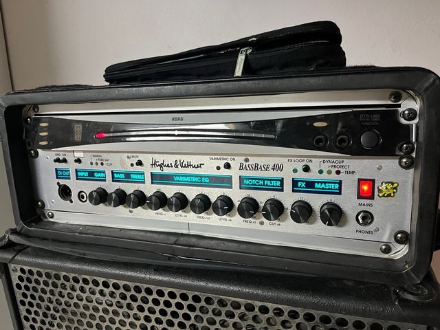 Amplificador bajo 400 watios cabezal + pantallas