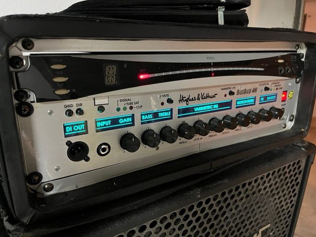 Amplificador bajo 400 watios cabezal + pantallas