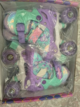 Patines infantiles sirena