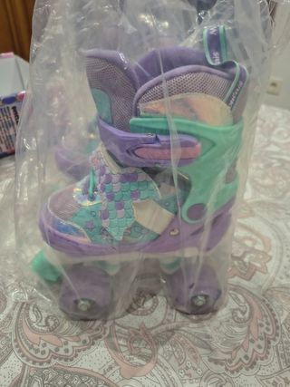 Patines infantiles sirena