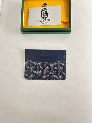 Portacarte Goyard Paris Blu