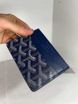 Portacarte Goyard Paris Blu