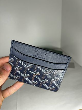Portacarte Goyard Paris Blu