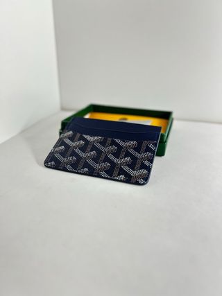 Portacarte Goyard Paris Blu