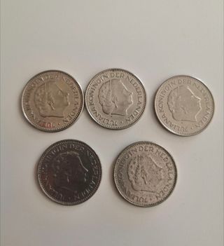 8 Monedas holandesas antiguas