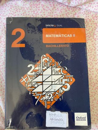 Inicia Matemáticas 2.º Bachillerato. Libro del ...
