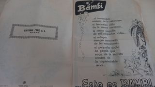 Álbum Bambi Disney Completo