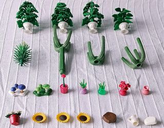 Maceta Playmobil macetas cactus jarrón Playmobil 