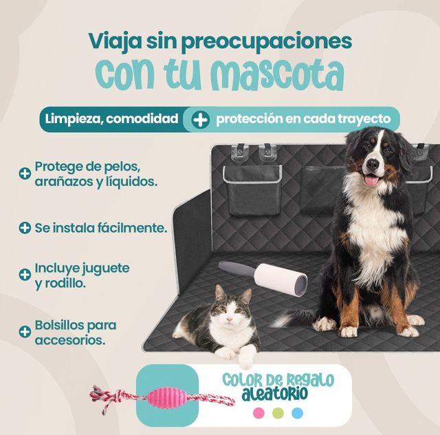 Funda maletero perro - Kit 3 en 1