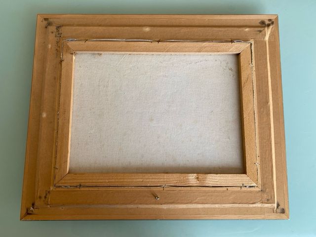 CUADRO AL ÓLEO SOBRE LIENZO PAISAJE FIRMADO