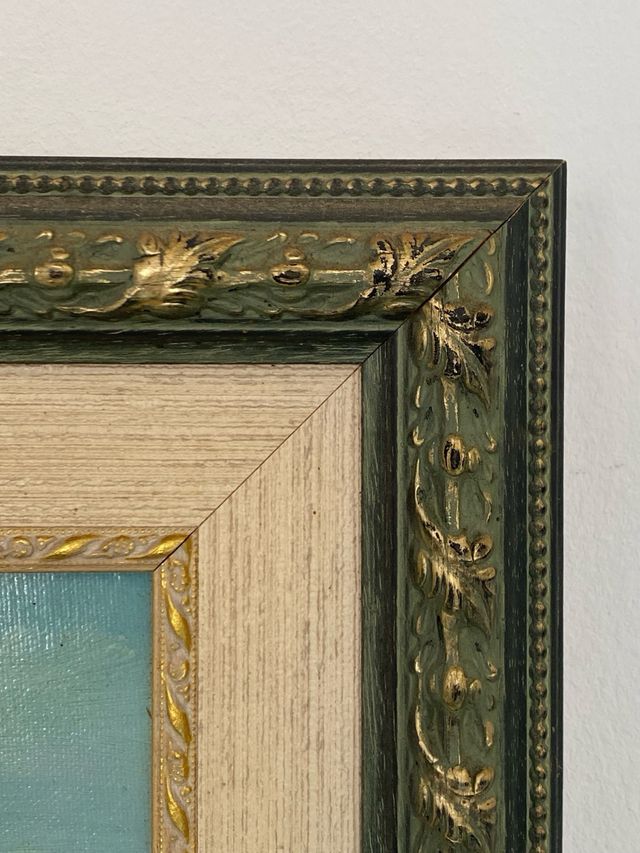 CUADRO AL ÓLEO SOBRE LIENZO PAISAJE FIRMADO