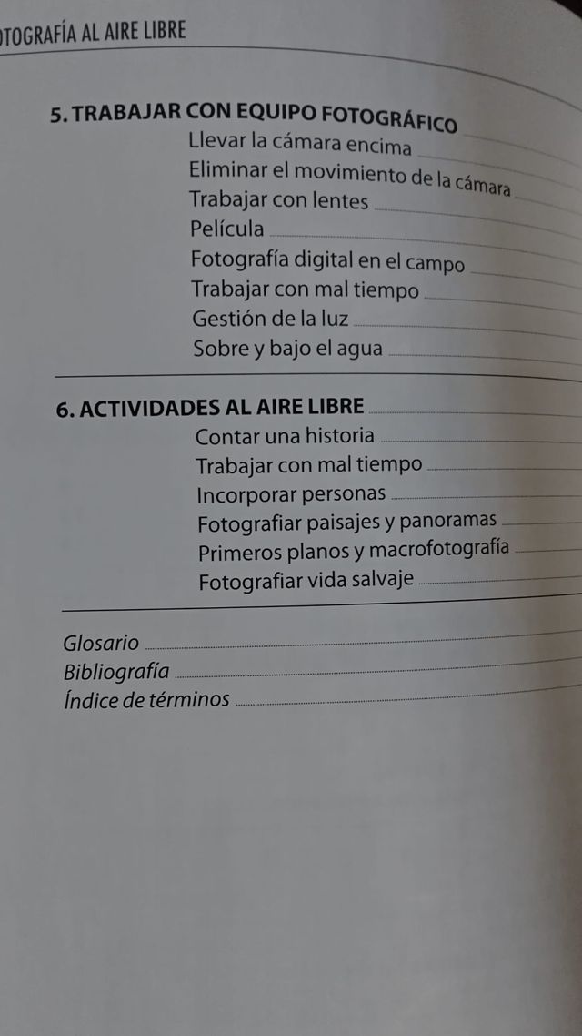 Manual básico de fotografía al aire libre