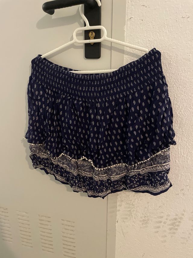 Falda boho azul - Talla XL