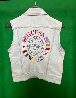 Chaleco vaquero Guess World talla XS -S