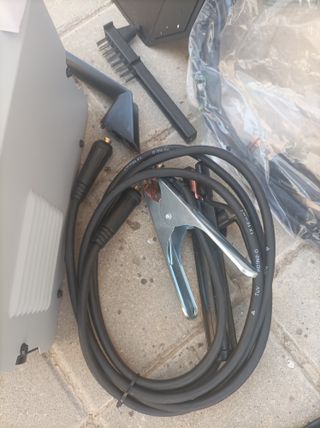 Soldador de hilo y electrodo nuevo