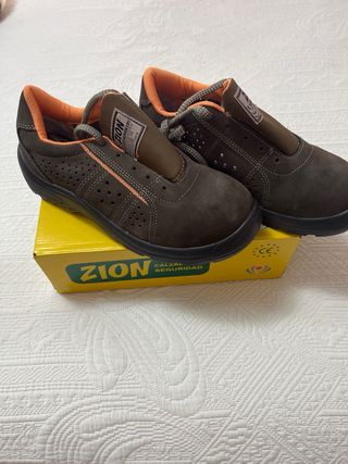 Zapatos seguridad Zion marrones