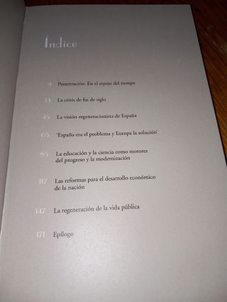 Libro El espíritu del Regeneracionismo