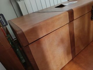 Baúl vintage XXL marrón