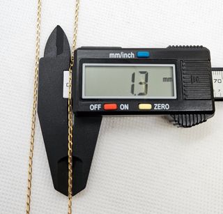 Cadena de Oro 18K, Cartier Bilbaína, 3,27gr, 50cm