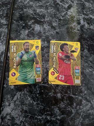 2 Cromos Balón de Oro: Oblak & Koundé