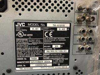6 Monitores JVC TMA-101G - ¡Oferta!