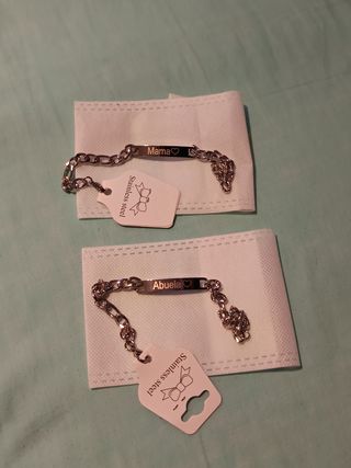 2 Pulsera grabadas nueva