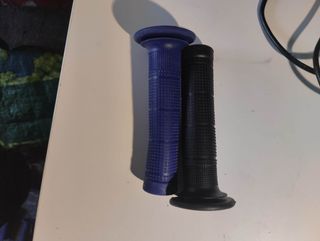 Puños Hebo Moto - Azul y Negro