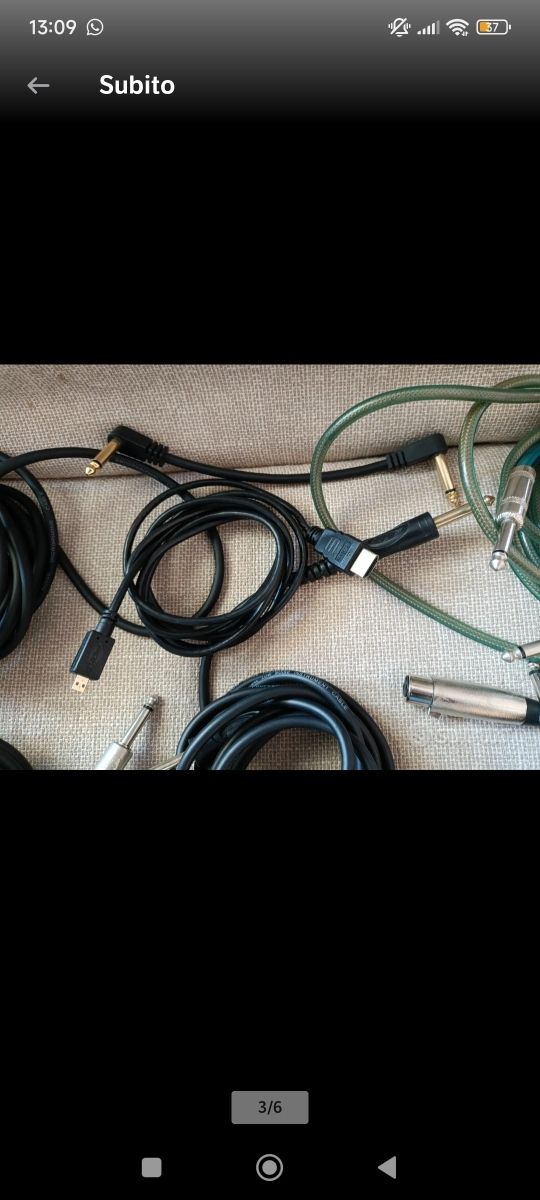 Cavi Jack - 9 Cavi per Strumenti Musicali