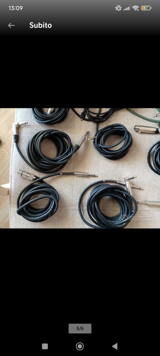 Cavi Jack - 9 Cavi per Strumenti Musicali