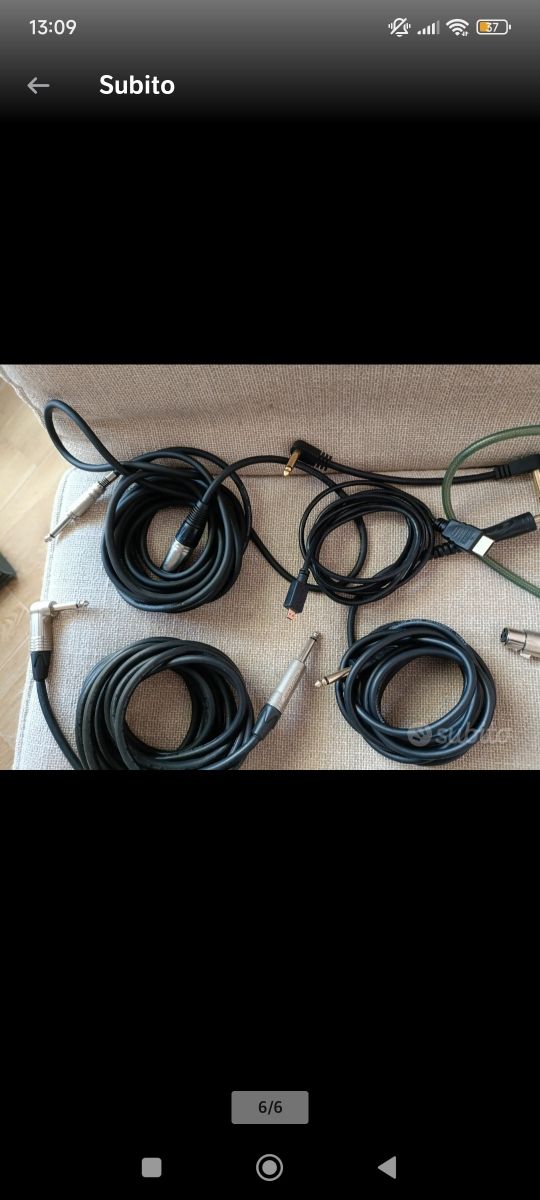 Cavi Jack - 9 Cavi per Strumenti Musicali