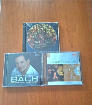 Bach Suite violoncello. Sonatas flauta. Cantatas