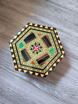 Caja Joyero Mosaico - Hexagonal y otro más pequeño