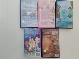 5 VHS Disney Clásicos