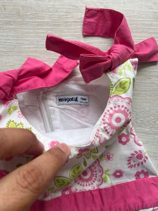 MAYORAL: vestido y chaqueta 6-9 meses como nuevo