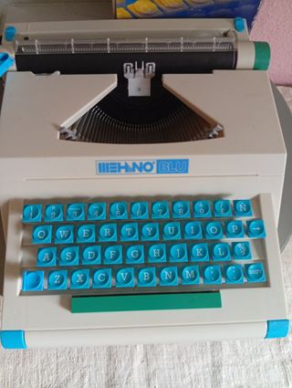 Máquina escribir Mehano Blu infantil  