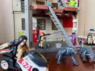 Playmobil Cazafantasmas: Edificio + extras