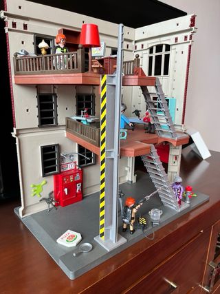 Playmobil Cazafantasmas: Edificio + extras