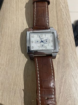 Reloj D&G marrón y plata