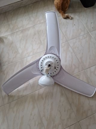 Ventilador techo blanco