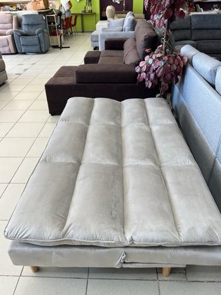Sofá cama gris - Cómodo y moderno