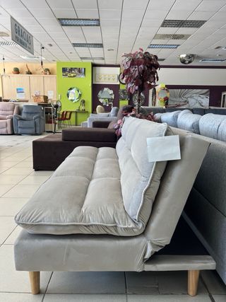 Sofá cama gris - Cómodo y moderno