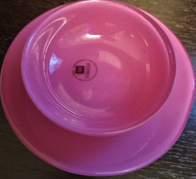 Coppette Vidreco fucsia 12 pezzi