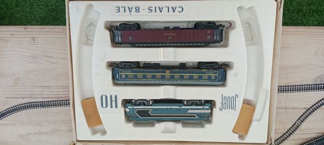 Treno elettrico Calais Bâle degli anni '60