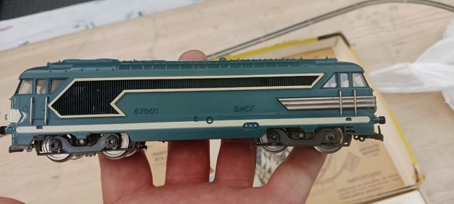 Treno elettrico Calais Bâle degli anni '60
