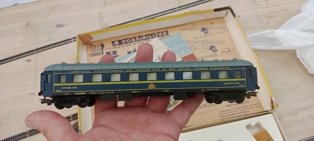 Treno elettrico Calais Bâle degli anni '60