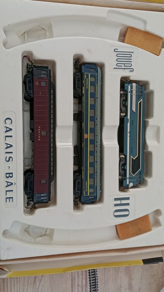Treno elettrico Calais Bâle degli anni '60