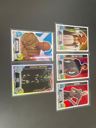 Cartas Star Wars Force Attax. Serie 2