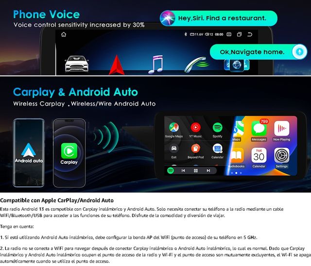 Radio Android 13 Peugeot 107/Aygo/C1
